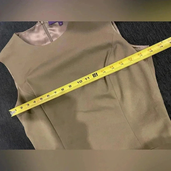 Ralph Lauren Collection Purple Label Runway Leather Suede Blouse Top Peplum 10 M - Picture 10 of 12